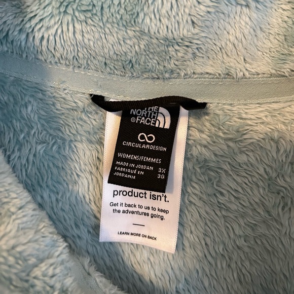 The North Face Women’s Osito Jacket fleece full zip in green slate moss 3x - Picture 8 of 13